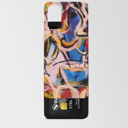 Abstract expressionist art with some speed and sound Android Card Case