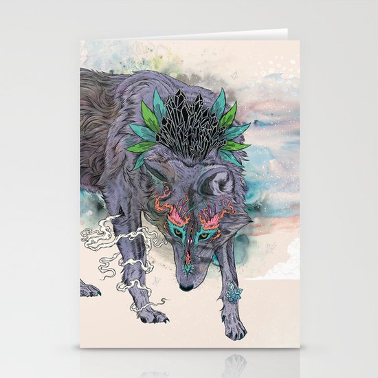 Journeying Spirit (wolf) Stationery Cards