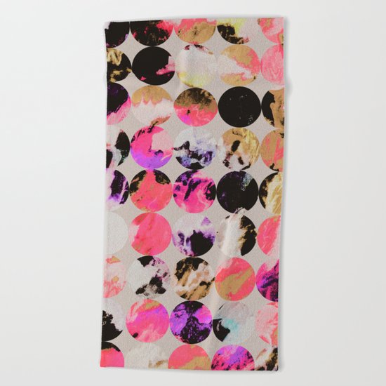 Circles Beach Towel