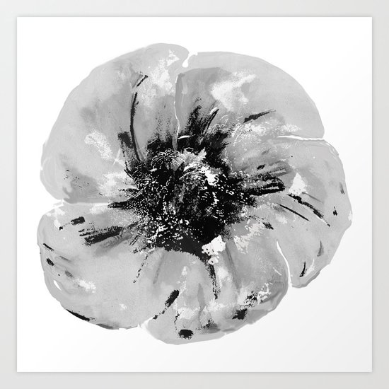 Graphic Poppy Art Print