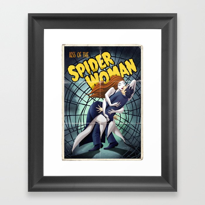 Kiss of the Spider Woman Framed Art Print