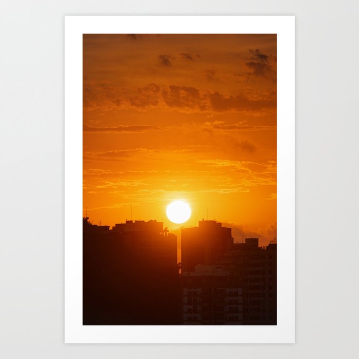 Sunrise - Copacabana Art Print