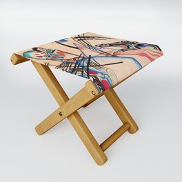 Wassily Kandinsky | Abstract Art Folding Stool