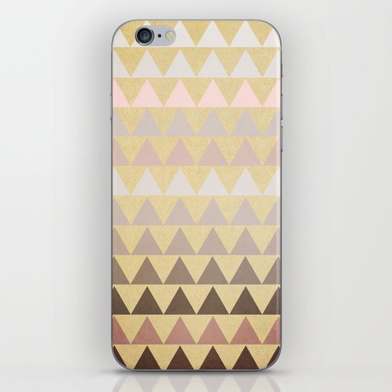 Muted Triangles iPhone & iPod Skin