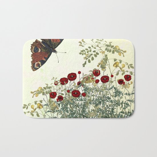 Shaking the wainscot where the field mouse trots Bath Mat