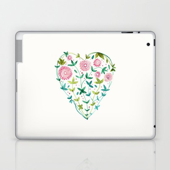 garden heart Laptop & iPad Skin