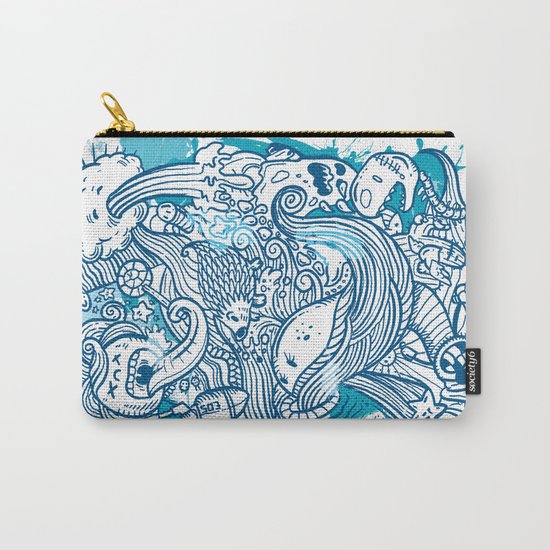 Random Doodle Carry-All Pouch