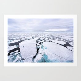 Sea Ice Art Print