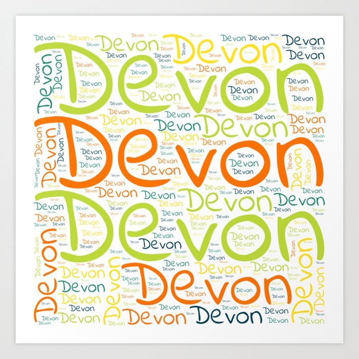 Devon Art Print