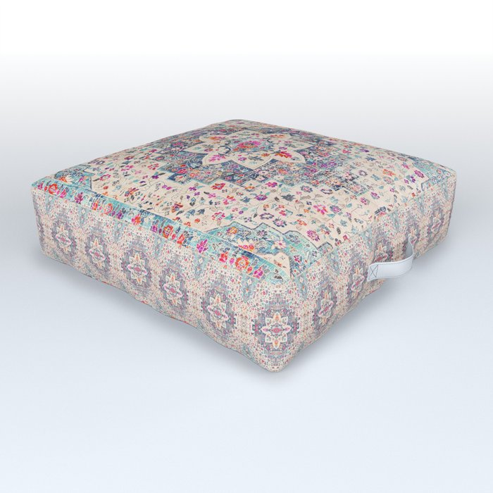 N263 - Heritage Vintage Oriental Traditional Moroccan Style Outdoor Floor Cushion