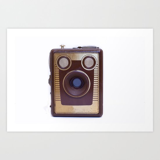 Boxed Camera Art Print