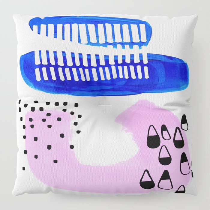 Mid Century Modern Abstract Minimalist Fun Colorful Shapes