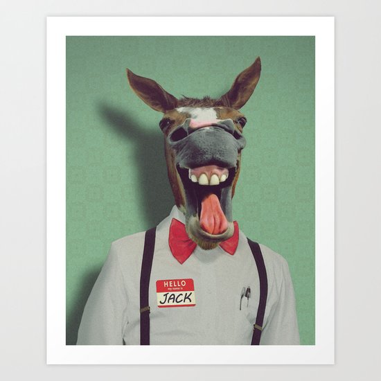 JACKASS Art Print