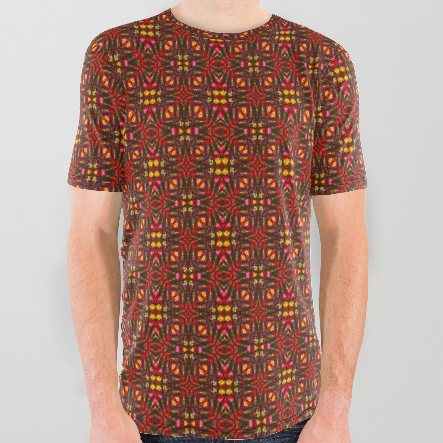 Hot Batik Diamonds Stars All Over Graphic Tee By