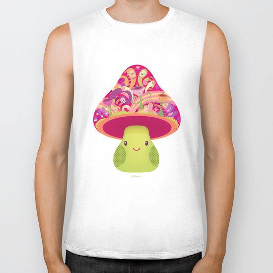 Mrs. Shroom Biker Tank