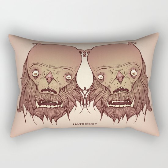 Ugly twins Rectangular Pillow