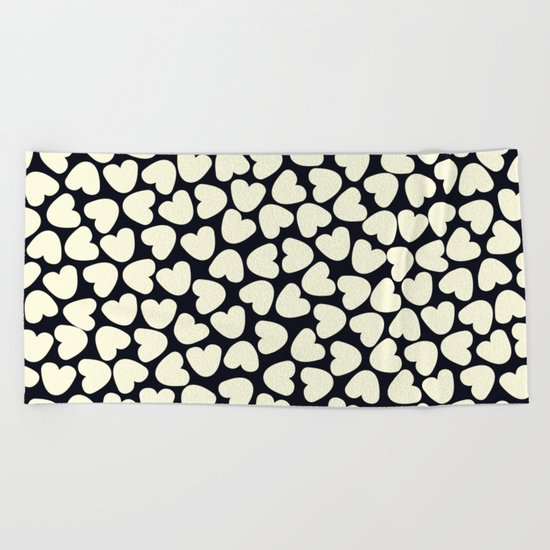 Love Pattern Beach Towel