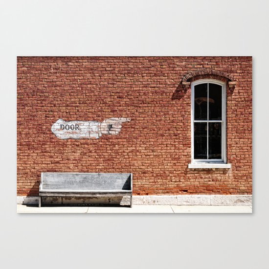 NO.... Window! Canvas Print