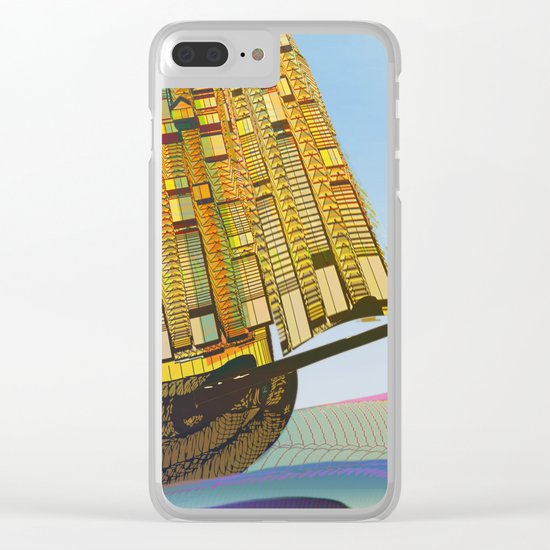 Sailing to the Summer Clear iPhone Case