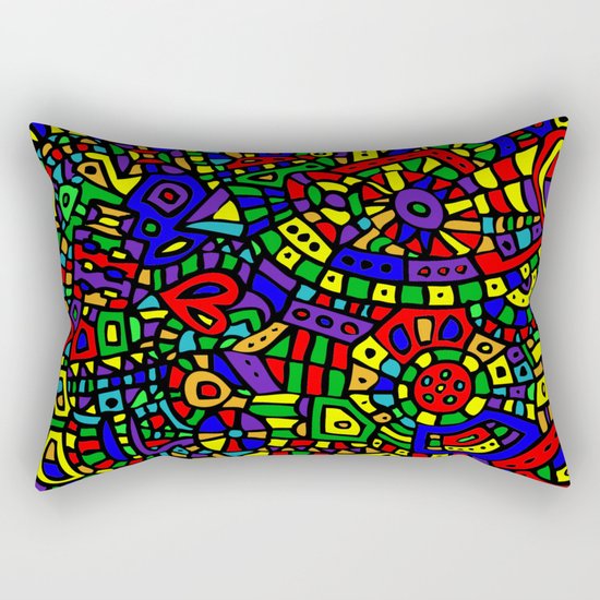 Abstract #452 Rectangular Pillow
