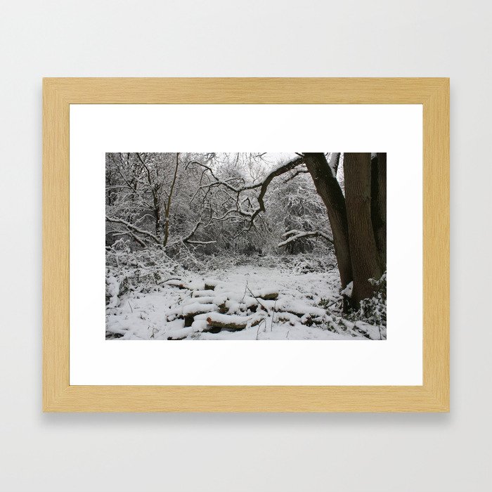 Landpark Wood Framed Art Print