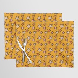 y2k-star yellow Placemat