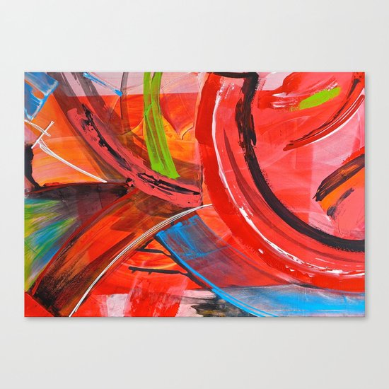 IBIZA - colorful abstract painting Canvas Print