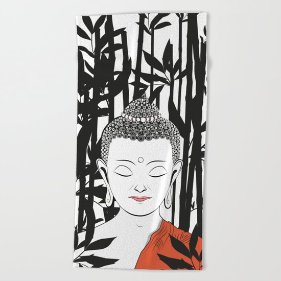 Life of Buddha Beach Towel