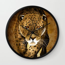The Leopard Wall Clock