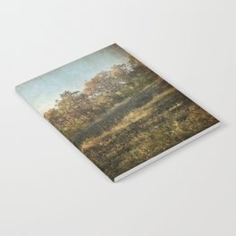 Vintage postcard countryside forest Notebook