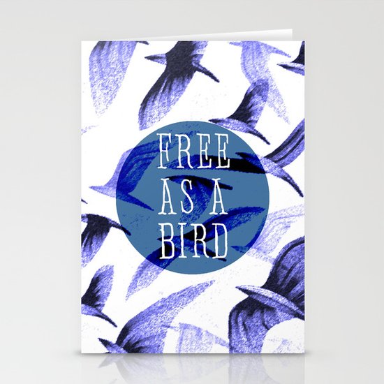 FREE AS A BIRD Stationery Cards