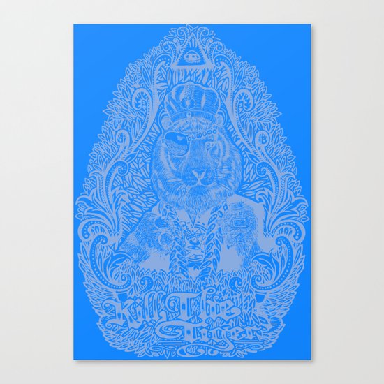 kill the tiger Canvas Print