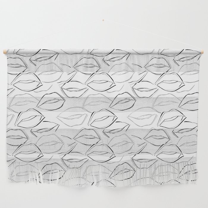 Mono Lips Wall Hanging