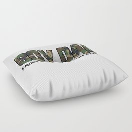 Boy dad from son up to son down Fathersday 2022 Floor Pillow