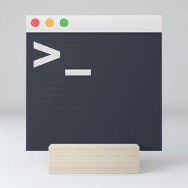 The Command Terminal Mini Art Print
