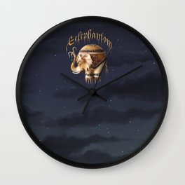 Night Elephantom Wall Clock