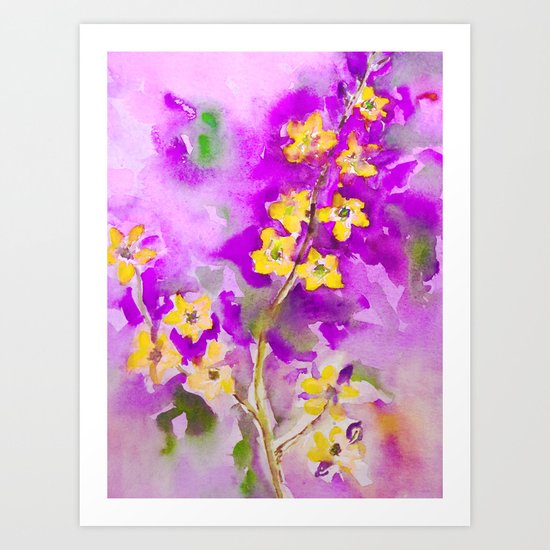 Sunshine On A Branch Art Print