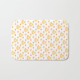 Gold Hand Pattern Bath Mat | Birdcage, Graphicdesign 