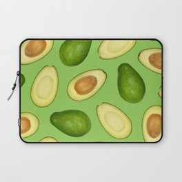 Pattern of green avocado Laptop Sleeve