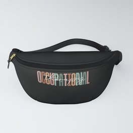 Cute Occupational Therapy Rainbow Letters Fanny Pack