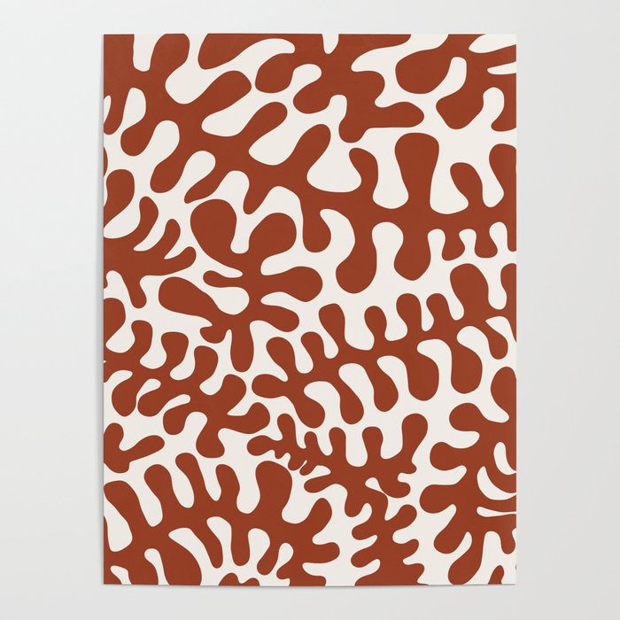 Henri Matisse cut outs seaweed plants pattern 5 Poster