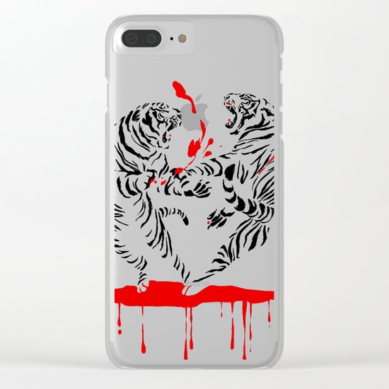 Tora Tora! // (tiger fight) Clear iPhone Case