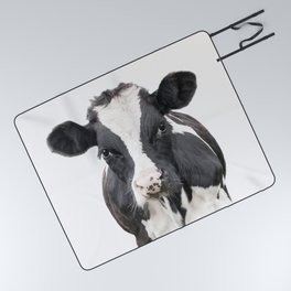 Cow Art Picnic Blanket