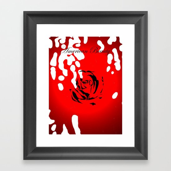 American Beauty Framed Art Print