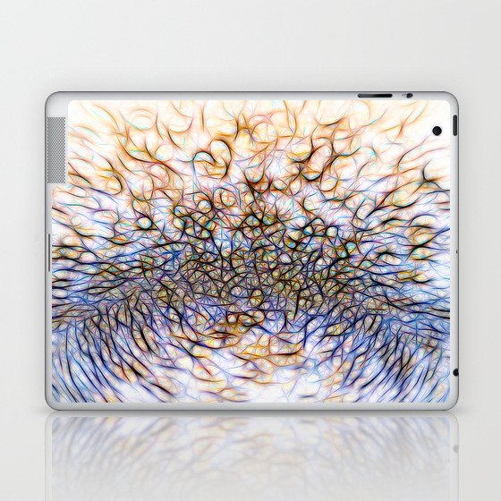 Dramatic Abstraction With Swirls Laptop & iPad Skin