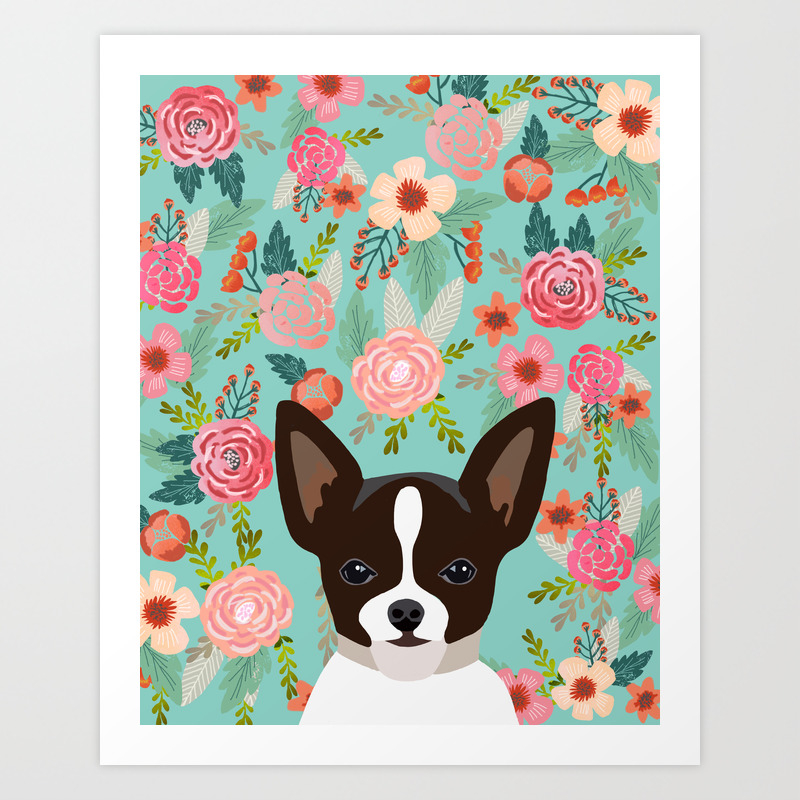 Chihuahua Florals Cute Dog Portrait Chihuahua Lover Chihuahua Dog Cute Art Print By Petfriendly Society6 Chihuahua Florals Cute Dog Portrait Chihuahua Lover Chihuahua Dog Cute Art Print By Petfriendly Society6