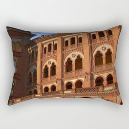 Spain Photography - Famous Bullring In The City Of Madrid Rectangular Pillow