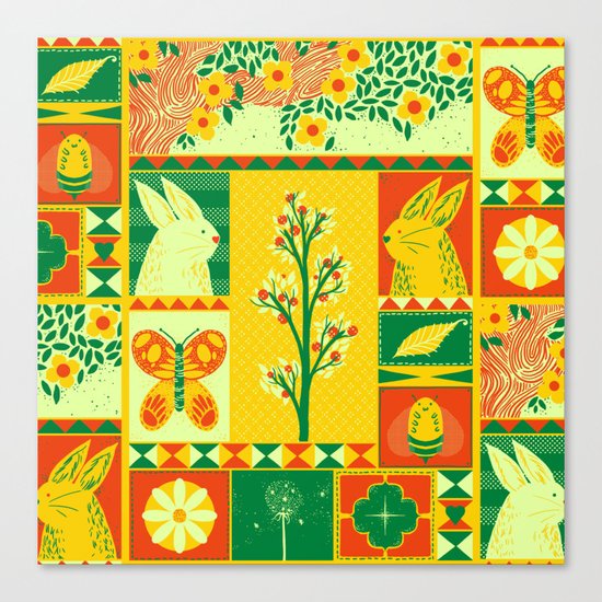 Spring Square Canvas Print
