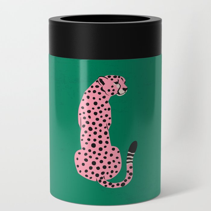 The Stare: Pink Cheetah Edition Can Cooler