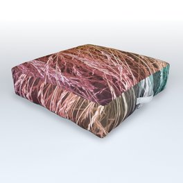 Rainbow grass texture Outdoor Floor Cushion